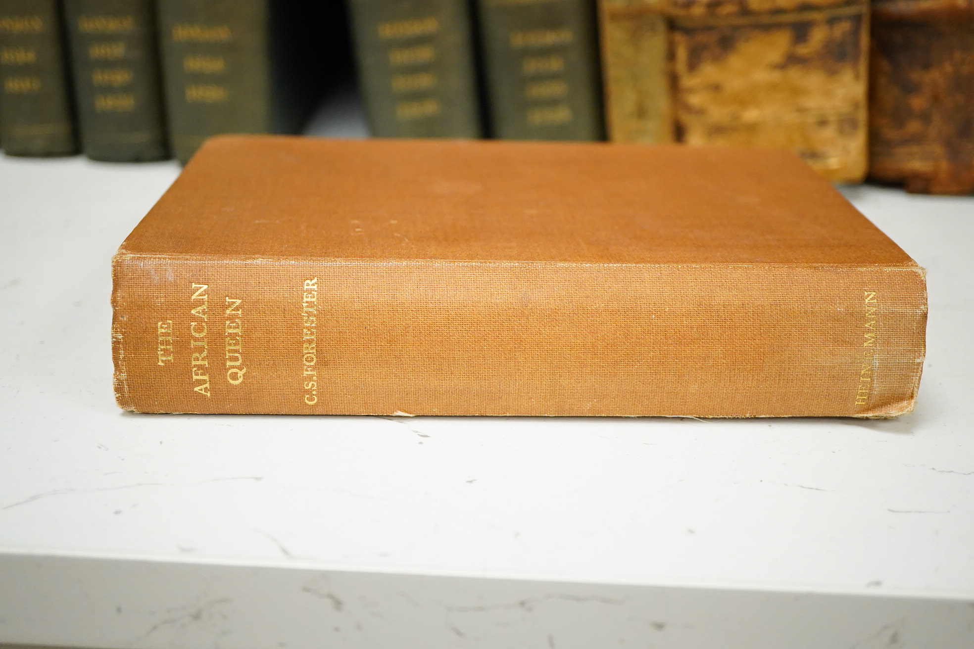 Forester, C.S. - The African Queen. 1st Edition. half title, original cloth, cr.8vo. William Heinemann, 1935